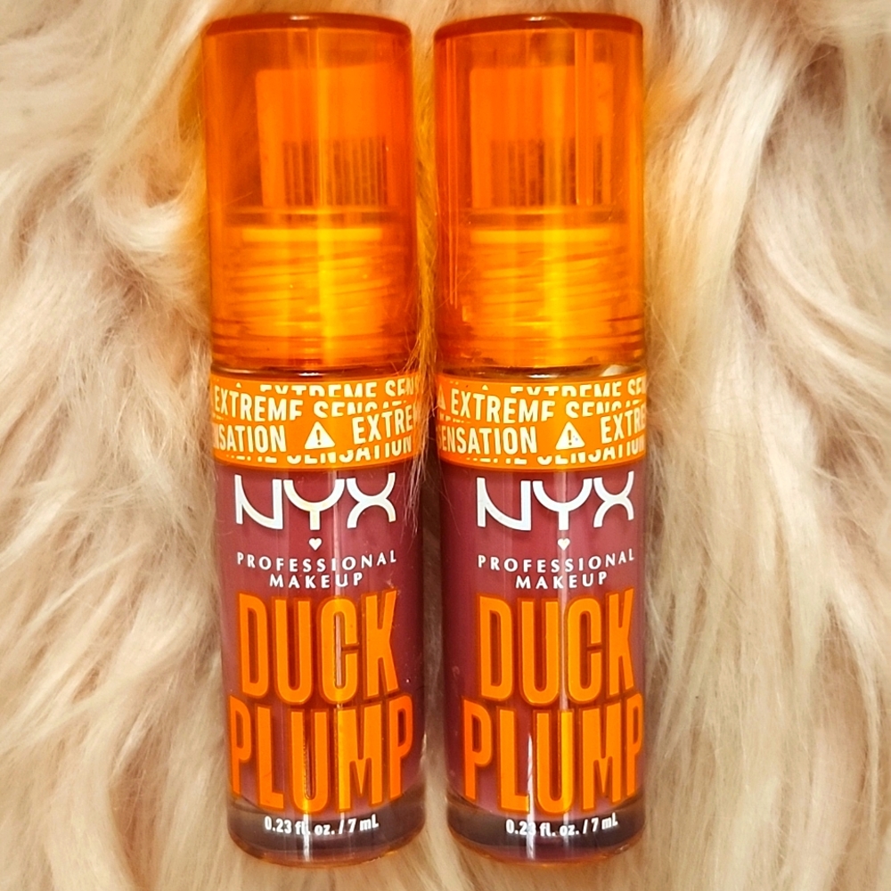 Brand New 2CT BUNDLE NYX DUCK PLUMP HIGH PIGMENT PLUMPING GLOSS